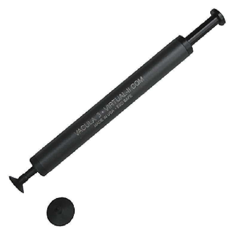 Vacuum Pen, 5" Long, 3 Static Dissipative Buna-N Cups, 1/2" 5/8" and 3/4"